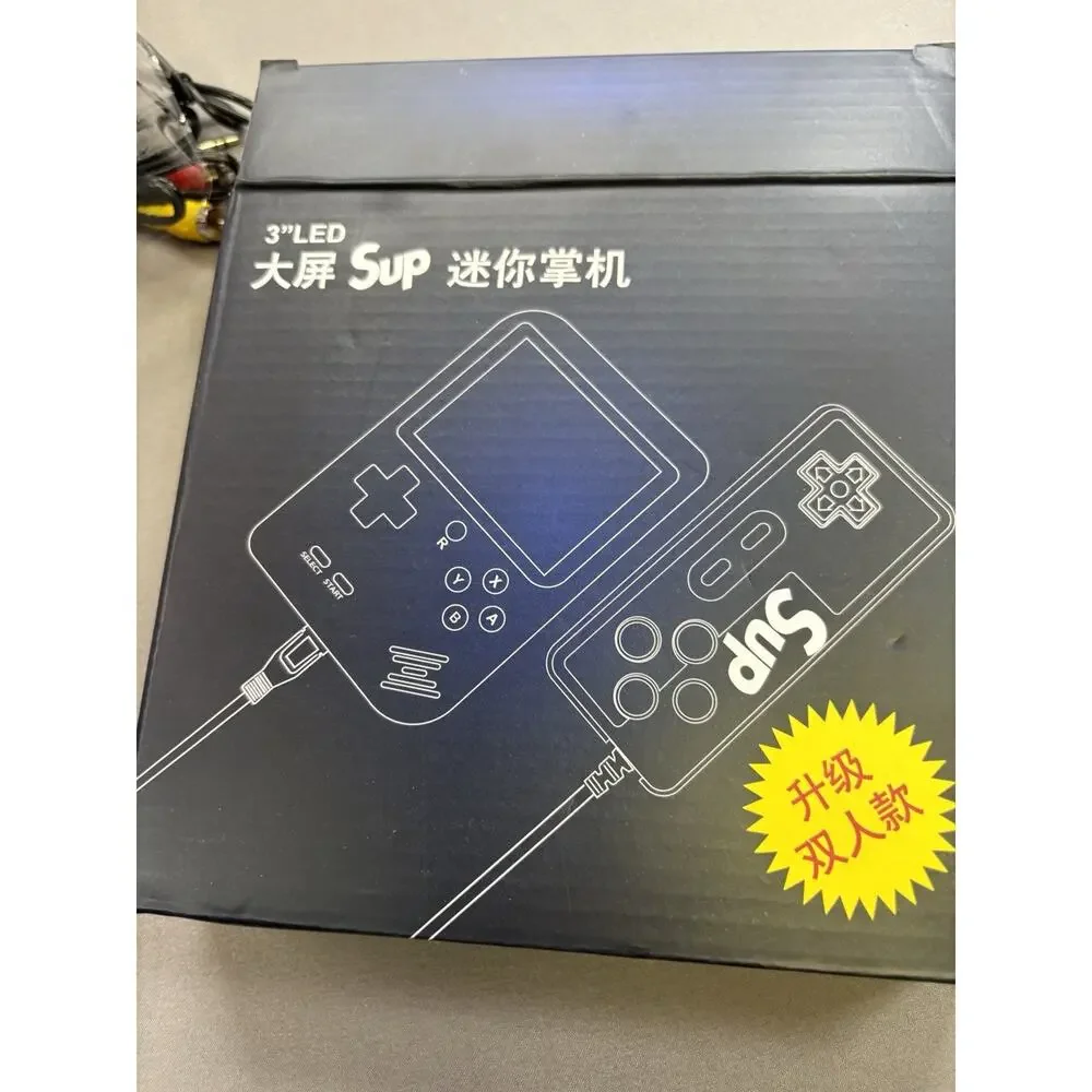 SUP Game Box Plus 400-in-1 Retro Handheld Console Blue - NEW - Open Box